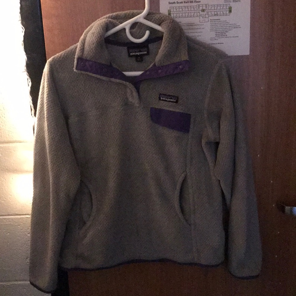 patagonia button pull over (soft)